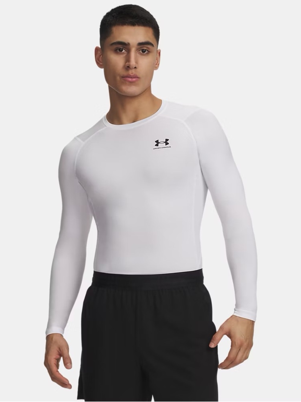 Under Armour Men’s White Long-Sleeve Heat Gear Compression Size Large BNWT